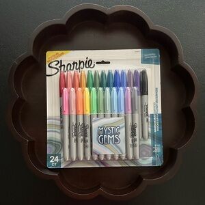 Sharpie Mystic Gems 24-Count Fine Permanent Markers